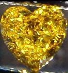 orange heart diamond
