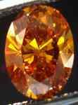 fancy deep orange brown diamond