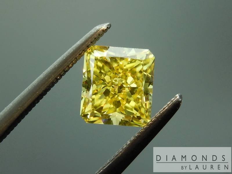Yellow Diamond | Radiant Cut Diamond | Loose Yellow Diamond