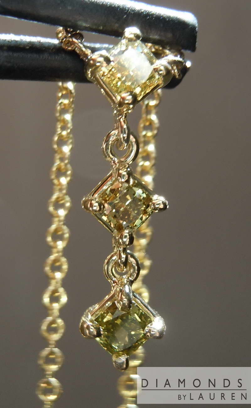green diamond pendant