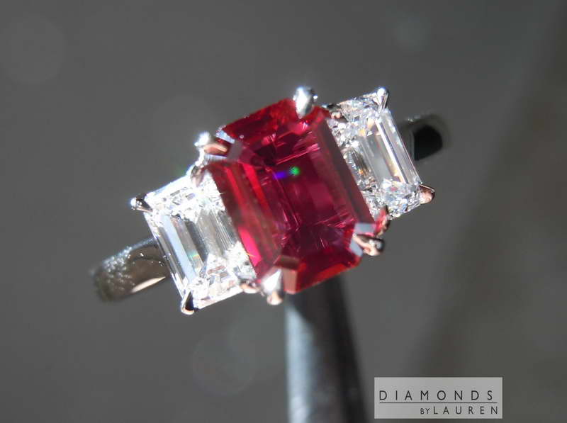 natural ruby diamond ring