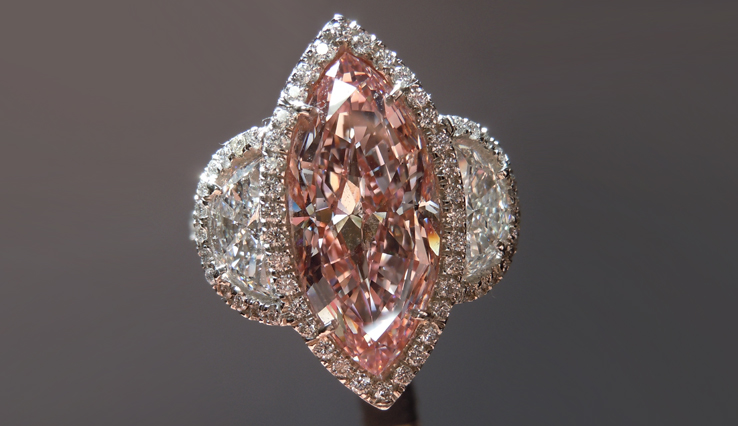 pink diamond ring