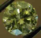 SOLD....Loose DIamond: GREENish Ropund Diamond with GIA Report R2339