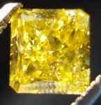 SOLD.....Loose Diamond: .62 Vivid Yellow Handpicked I1 Radiant Diamond GIA R2346