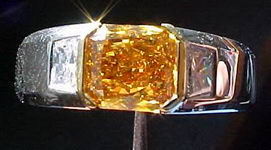 Gentleman's Diamond Ring Semi Mount Semi Bezel Setting
