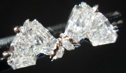SOLD....Diamond Earrings: 1.04ct tw Horse Head Noseband Setting R2878