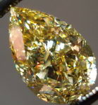 SOLD....Loose Diamond: 4.09ct Fancy Deep Brownsh Yellow VS1 Pear Diamond GIA R2974