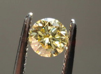 SOLD.....Loose Diamond: .25ct Round Fancy Yellow GIA Nicely Cut Great Sparkle R3279