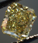 SOLD....Loose Diamond: 1.14ct Fancy Deep Brownish Greenish Yellow VVS2 Radiant Cut GIA Complex color R3337