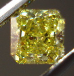 SOLD....Loose Diamond: .36ct Fancy Intense Yellow Square radiant VS2 GIA R3394