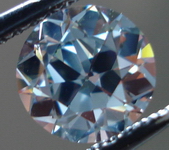 SOLD....Loose Diamond: 1.01ct Fancy Gray-BLUE GIA VS1 Round Diamond- almost an Old Mine cut R3512