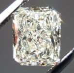 SOLD....Loose Diamond: .95ct Radiant Cut U-V, Natural Light Yellow VS1 Great Sparkle R4010