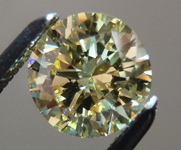 SOLD....Loose Diamond: .67ct Round Brilliant Fancy Light Yellow VVS2 GIA An Unusual Beauty R4046