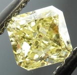 SOLD...Loose Diamond: .42ct Radiant Cut Fancy Yellow VS2 GIA Fantastic Cut and Price R4141
