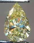 SOLD....Loose Diamond: .75ct Pear Shape Fancy Yellow VS2 GIA Full of Sparkle R4169