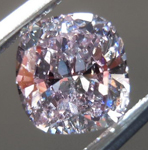 SOLD.....Pink-Purple Diamond: .73ct Fancy Pink-Purple SI2 Cushion Cut GIA Rare Beauty R4540
