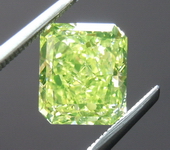 Fancy Vivid Green Yellow Diamond: 1.92ct One of a kind Kryptonite Color GIA R4548