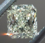 SOLD....Yellow Radiant Cut Diamond: .26ct Y-Z, Natural Light Yellow I1 Radiant Cut Great Value R4646