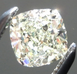 SOLD.... Loose Diamond: .45ct O-P VVS2 Cushion Cut GIA Cool Ivory Color R5100