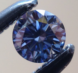 SOLD....Loose Violet Diamond: .08ct Fancy Grayish Violet Round Brilliant GIA Amazing Color R5323