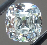 SOLD.....Loose Colorless Diamond: .84ct I SI2 Old Mine Brilliant Beautiful Cut GIA R5864