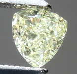 SOLD....Loose Yellow Diamond: .38ct Fancy Light Yellow VS1 Trilliant Beautiful Cut R5885