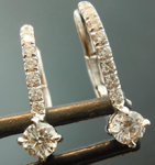 SOLD...Colorless Diamond Earrings: .33ctw Colorless Diamond Drop Earrings R5840