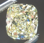 SOLD.....Loose Yellow Diamond: .87ct Fancy Yellow SI2 Cushion Cut Diamond GIA R6126