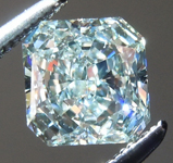 SOLD....Loose Green Diamond: .76ct Fancy Light Green VS1 Radiant Cut Diamond GIA R6457