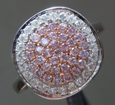 SOLD...Pink Diamond Ring: .57ctw Fancy Light Pink and Colorless Diamond Ring R6489