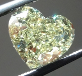 SOLD........Loose Yellow Diamond: 1.63ct Fancy Light Yellow VS2 Heart Shape Diamond GIA R6494