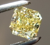 SOLD......Loose Diamond: .44ct Fancy Intense Yellow VVS1 Radiant Cut Diamond R6591