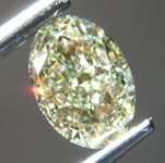 Loose Yellow Diamond: 1.03ct Fancy Light Yellow VVS2 Oval Shape Diamond GIA R7190