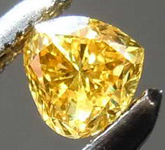 SOLD.....12ct Fancy Vivid Orange Yellow VS Heart Shape Diamond GIA R7798