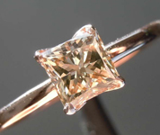SOLD...0.63ct Brown SI2 Princess Cut Diamond Ring R7930