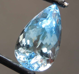 SOLD...6.30ct Blue Pear Shape Paraiba Tourmaline R8585