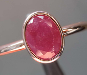 SOLD...1.05ct Oval Mixed Cut Ruby Ring R8566