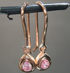 0.28ctw Pink Pear Shape Diamond Earrings R8399