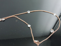 0.96ctw F VS Rose Cut Diamond Necklace R8696