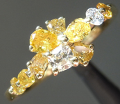 SOLD...0.70ctw Multi Colored Diamond Ring R8517