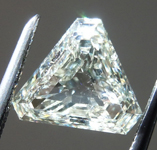 SOLD.....1.01ct L SI2 Triangular Step Cut Diamond R9140
