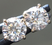 1.23ctw J-K (Brown) SI2-I1 Round Brilliant Diamond Earrings R9266
