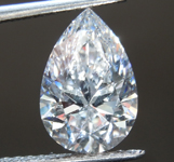 1.55ct D VVS2 Pear Shape Lab Grown Diamond R9476