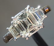 1.51ct K VS2 Emerald Cut Diamond Ring R9338