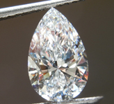 1.63ct D VVS2 Pear Shape Lab Grown Diamond R9518