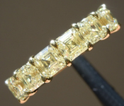 SOLD.....2.59ctw Yellow VS Asscher Cut Diamond Ring R9615