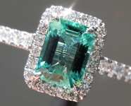 SOLD.....1.18ct Emerald Cut Emerald Ring R9692