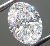 SOLD.....2.55ct E SI1 Oval Shape Lab Grown Diamond R9906