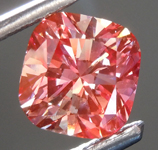 2.00ct Pink VS2 Cushion Cut Lab Grown Diamond R9924