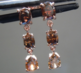 2.03ctw Brown Diamond Dangle Earrings R9968